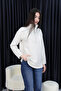 Stone Oversize Zipper Detailed Scuba Knitted Tunic - 5