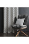 Decorative Gray Background Curtain with Star Pattern – Sophisticated and Stylish Atmosphere 140X260 cm Single Wing - 7