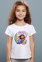 Gabby`S Doll House Pattern Printed Children's Black and White Tshirt