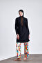 Water Repellent Parachute Full Covered Double Bonnet Hijab Swimsuit Set of 4 - 2