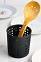 Countertop Plastic Upright Cutlery Holder - Kitchen Organizer 12X12 cm