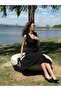 Women's Imported Crepe Fabric Double Breasted Collar Skirt Flared Sleeveless Mini Dress