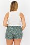 Women Round Neck Sleeves Plain Top, White - 4