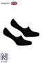 Tokyo Unisex 80% Cotton Ballet Flats Socks 3-Pack Black - 3