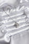 316L Steel Silver Color Zircon Stone Jaguar Model Women's Necklace - 2