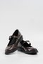 Women's Brown Patent Leather Strappy Loafer Ballet Shoes 2.5cm Byndlfrk11 - 6