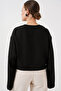 Tied Front Linen Kimono 960 - Black - 6