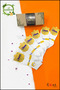 6 Pairs of Women's Bamboo Booties Assorted Seamless Socks with Gift Box - 3