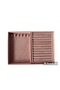 Domestic Production Rio Model Suede Fabric Pink Color Nails-Sausage Drawer Jewelry Stand - 6