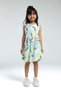 Girl's Patterned 100% Cotton Dress - 4