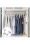 Closet Pole Sockets, 304 Stainless Steel Wardrobe Rail Supports 25mm Rod Round Shaped Flange - 3