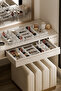 Origami 24-Piece Makeup Organizer Drawer Organizer Set Transparent 16K-40-4B - 3