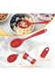 Hard Tip Heat Resistant Fireproof Non-Stick Silicone Long Spoon 28 Cm Short Spoon 22 Cm / 2 Pcs - 2