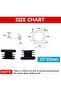 Atack-B 32 PCS Square Plastic End Caps Square Tube Plug Plastic Inner Plugs Chair Insert Plugs Pipe - 7