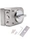 ZONADAH 2pcs in Pack High Quality 304 Stainless Steel Glass Door Locks, Floor Latch Lock, Bolt Groun - 2