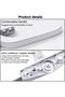 ICEBLUEOR Universal Right/Left Hand Window Handle Replacement - 2 PCS White Double Glazing Aluminum - 7