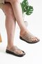 Men's Orthopedic Leather Slippers Soft and Flexible Massage Sole Daily Slippers Suitable for Hajj and Umrah