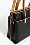 Stylish Women's Shoulder Bag with 6 Compartments and Wide Strap - Daily Use - 4