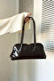 Women's Faux Leather Single Compartment Hand, Arm and Shoulder Bag - 3