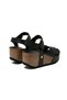 Women/Girls Slippers g 106319   Genuins Embossed Leather Dark - 5