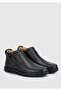 Black Leather Men's Boots - 2