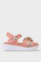 Girl's Summer Wedding Ceremony Stylish Sandals Shoes Powder