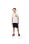 Boys Classic Navy Cotton T-Shirt & Pull-On Shorts Set with Elasticated Waist - 5
