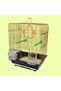 Small Rectangular Edged Metal Bird Cage