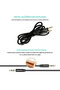 Yp01 3.5 mm Reinforced Ultra Durable Aux Audio Cable 1Mt - 5