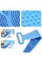 Double-Sided Bathroom Bath Fiber Silicone Massage Soft Shower Fiber Bath Sac 70 Cm - 3