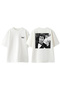 Tony Montana Black White Design Back Printed Cotton White Oversize T-Shirt