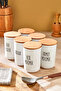 900ml Acrylic Jar, Vacuum Lid Lable Storage Container - 4