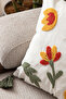 Home Design Double Combination Punch Embroidered Throw Pillow Cover (panch) - 5