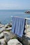 Coastline Double Sided Curl 100X180 cm Unpainted 100% Organic Cotton Fringed Beach Towel - 4