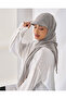 طرحة قطنية مع كاب- رمادي - 3