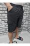 Rain Pattern Cargo Pocket Black Shorts - 6