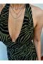 Steel Multiple Low-Cut Lip Chain Necklace - 4