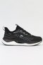 Daily Thick Sole Lace-Up Women's Sports Shoes Black White - 2