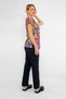 Doctor, Surgical Nurse Uniform Colorful Cats Patterned Lycra Top and Bottom Jersey Set, Greys - 2