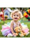 0-2 Years Old Girl Soft Pastel Macaron Mixed Color Crystal Tulle Tutu Skirt