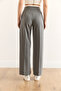 Women's Smoked Boxer Detailed Drawstring Pocket Palazzo Pants Pnt-19000315 - 6
