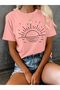 Comfort Every Day |   Women's T-Shirt |   Daily Round Neck |   Sunrise Graphic Print