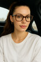 Bone Model Leopard Women's Glasses Blue Light Protection
