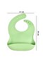 Children's Silicone Bib (GREEN COLOR) - 2