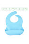 Children's Silicone Bib (BLUE COLOR) - 5