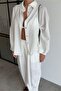 Women Oversize Shirt Pants Suit 50957 - 2
