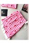 Intive Lace Detailed Soft Pink Strawberry Patterned Strappy Blouse Shorts Pajama Set - 3