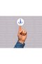 Maşallah Tag Evil Eye Bead Blue Round Matte Sticker Baby Shower Celebration 4 cm (90 Pieces) - 3