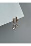 Steel Rose Gold Diamond Model Hoonah Earrings - Does Not Tarnish -