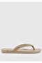 Women's Beige Beach Slippers
